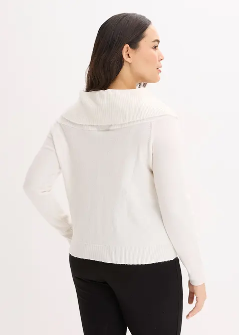 Maglione oversize con spalle scoperte, bonprix