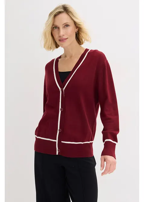 Cardigan con scollo a V, bonprix