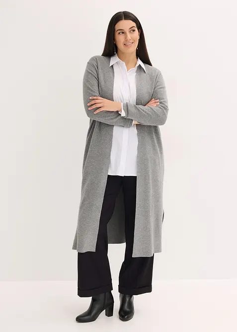 Cardigan lungo con viscosa, bonprix