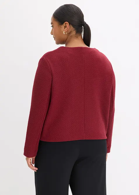 Blazer corto in jersey, bonprix