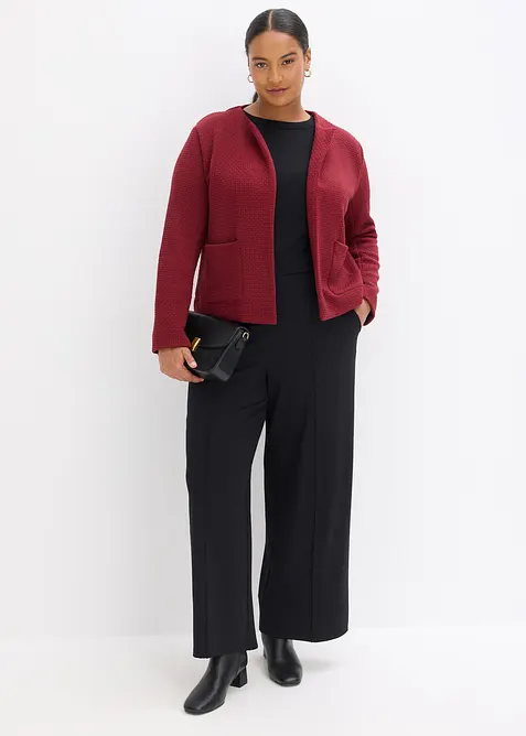 Blazer corto in jersey, bonprix