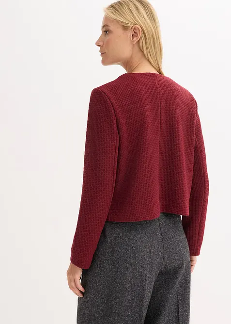 Blazer corto in jersey, bonprix