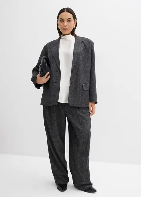 Pantaloni larghi in morbido misto viscosa, bonprix