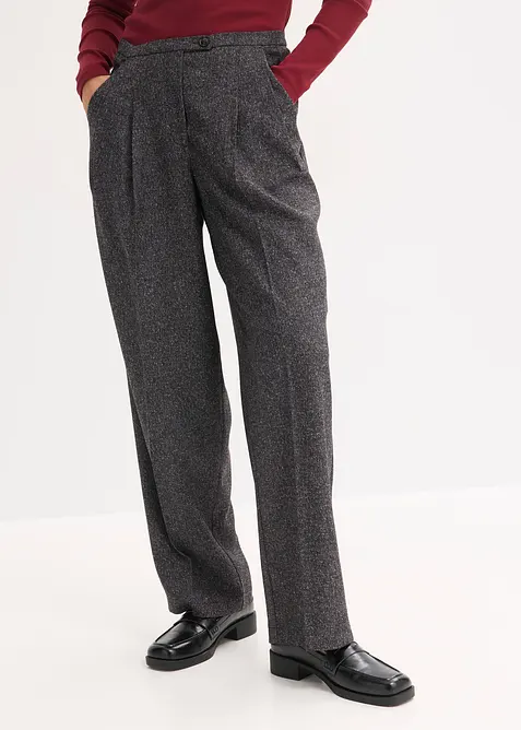 Pantaloni larghi in morbido misto viscosa, bonprix