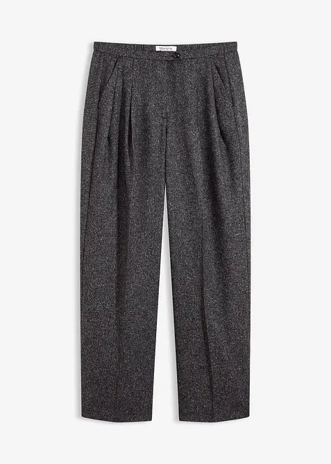 Pantaloni larghi in morbido misto viscosa, bonprix
