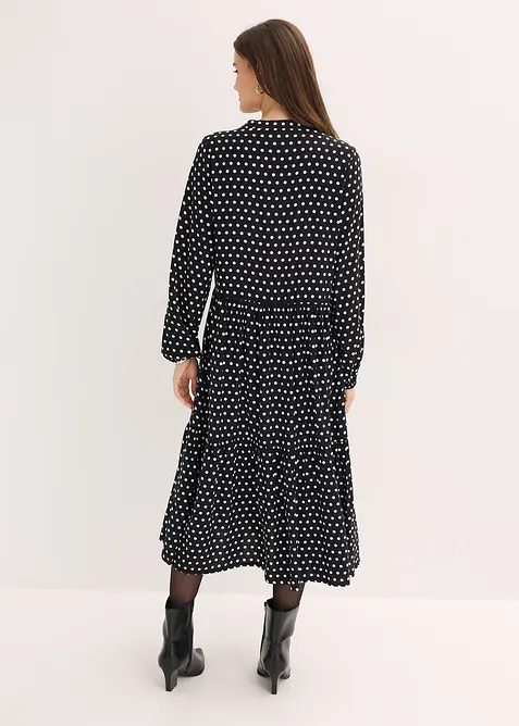 Abito midi in viscosa fluente, bonprix