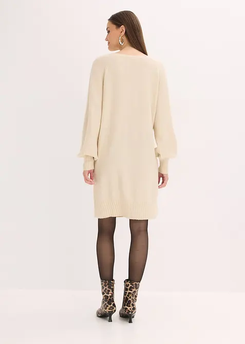 Abito corto in maglia, bonprix