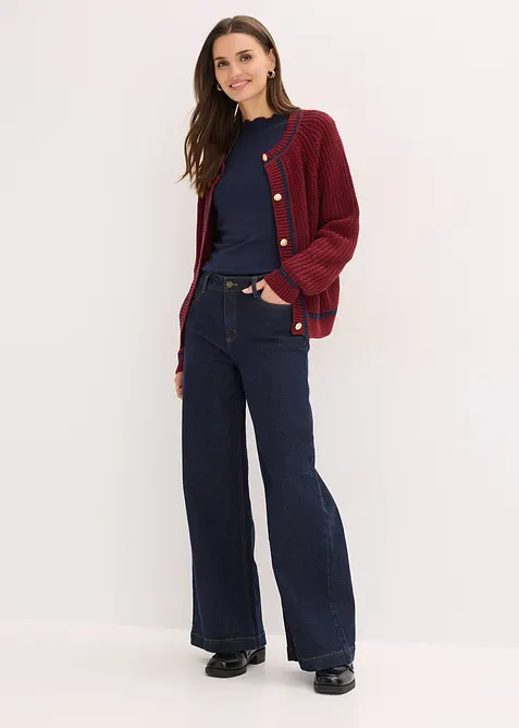 Maglia a coste a maniche lunghe, bonprix