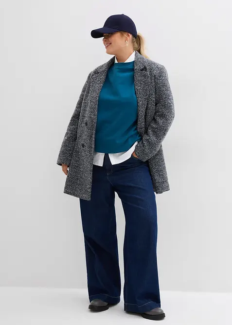 Felpa oversize in puro cotone, bonprix