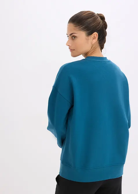 Felpa oversize in puro cotone, bonprix