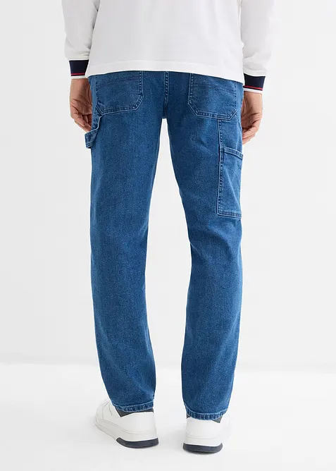 Jeans carpenter relaxed fit con vita comoda, straight, bonprix