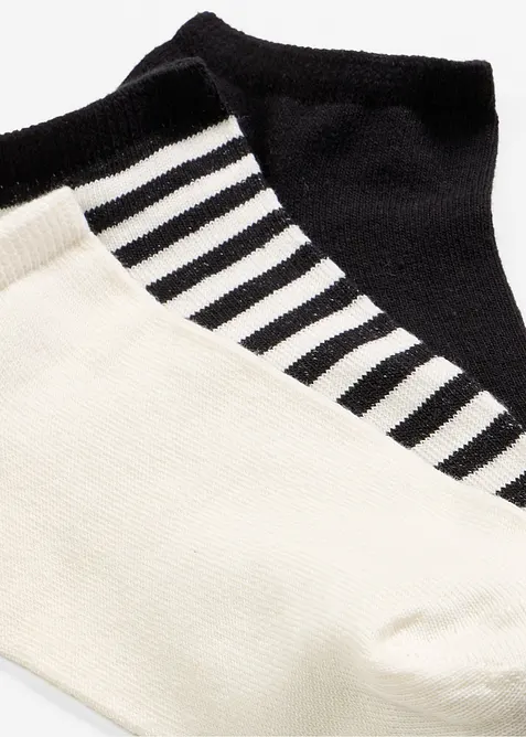 Calzini per sneakers con cotone biologico (pacco da 6 paia), bonprix