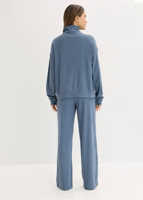 Tuta da casa in morbido jersey waffle, bonprix