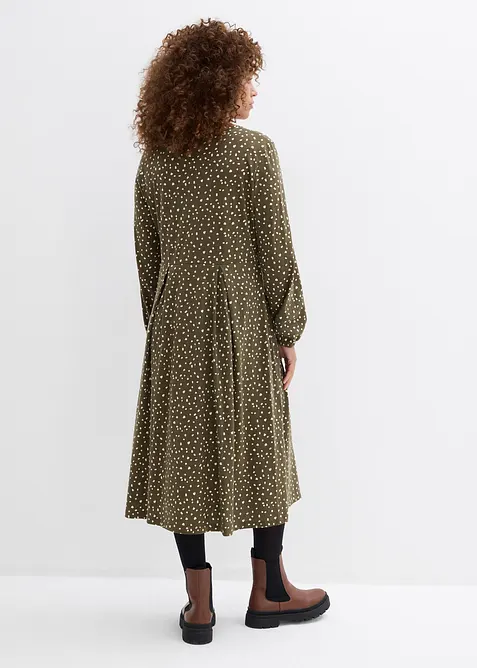 Abito midi in jersey di cotone, bonprix