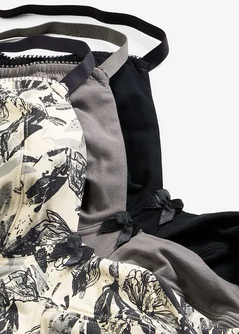 Reggiseno senza ferretto con cotone biologico (pacco da 3), bonprix