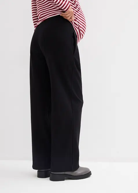 Pantaloni pr&eacute;maman in felpa 2 in 1 regolabili in vita, bonprix