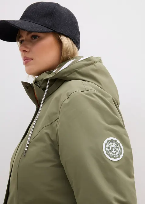 Giacca tecnica da mezza stagione, impermeabile, bonprix