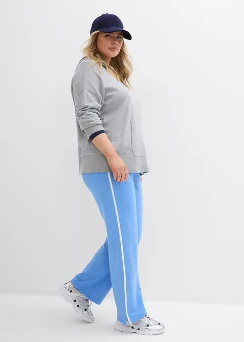 Pantaloni in felpa di puro cotone pesante (pacco da 2), bonprix