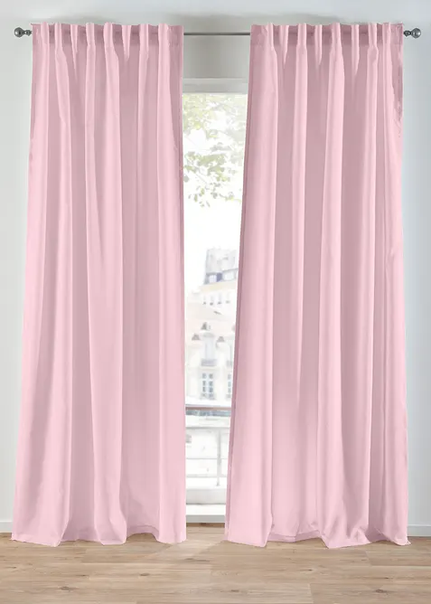 Tenda semitrasparente in materiale riciclato (pacco da 2), bonprix