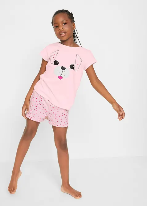 Pigiama estivo in puro cotone (set 2 pezzi), bonprix