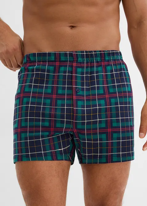 Boxer larghi in jersey con cotone (pacco da 5), bonprix