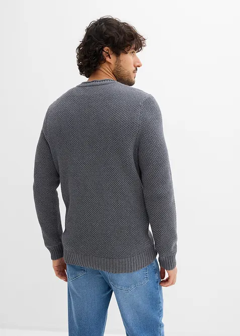 Maglione con cotone riciclato, bonprix