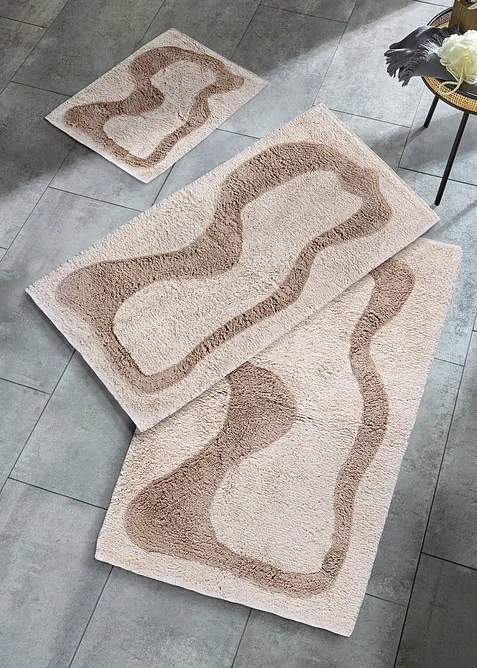 Tappeto da bagno con motivo grafico, bonprix