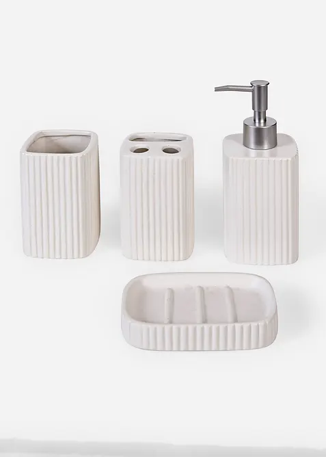 Set accessori bagno (set 4 pezzi), bonprix