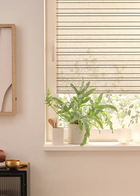 Tenda a rullo filtrante con percentuale di lino, bonprix