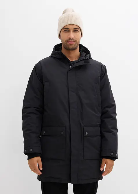 Parka invernale tecnico e impermeabile con vere piume, bonprix