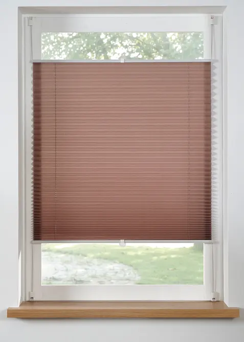 Tenda plissettata, montaggio senza fori, bonprix