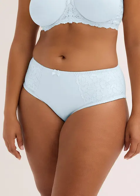 Slip alto con pizzo delicato (pacco da 2), bonprix