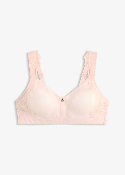 Reggiseno spacer morbido senza ferretto con effetto minimizer, bonprix