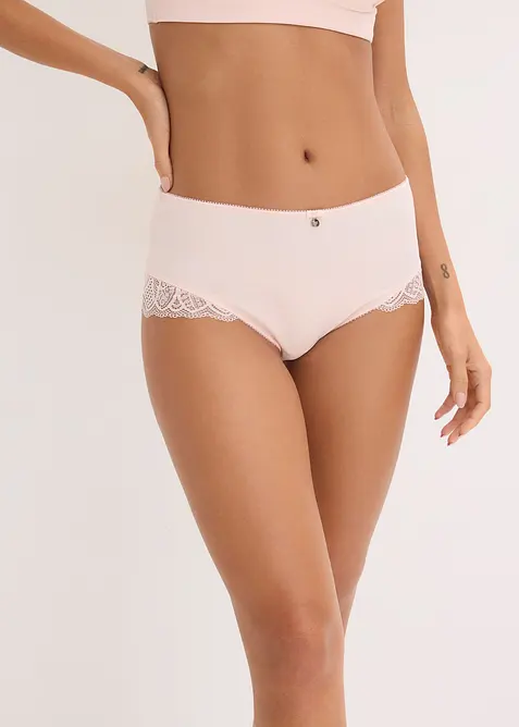 Culotte a vita alta in morbida microfibra, bonprix