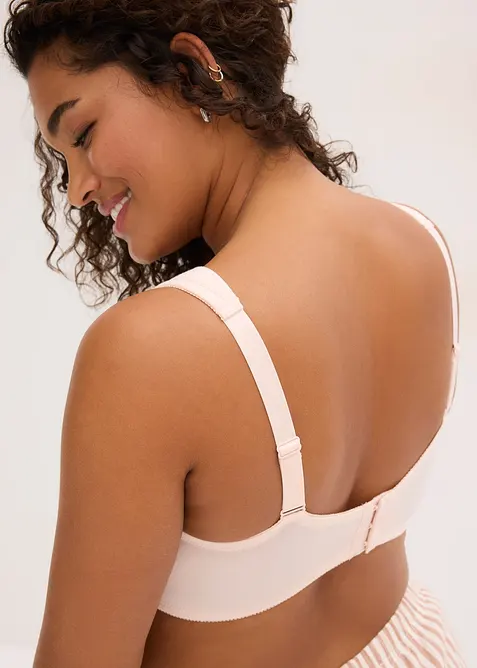 Reggiseno con coppe preformate e ferretto, con cotone biologico (pacco da 2), bonprix