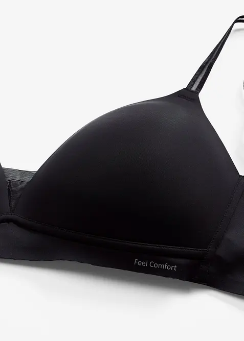 Reggiseno senza ferretto, con coppe preformate e inserto in mesh Feel Comfort, bonprix