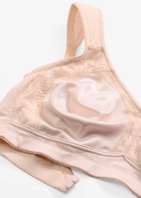 Reggiseno contenitivo senza ferretto con spalline imbottite, bonprix