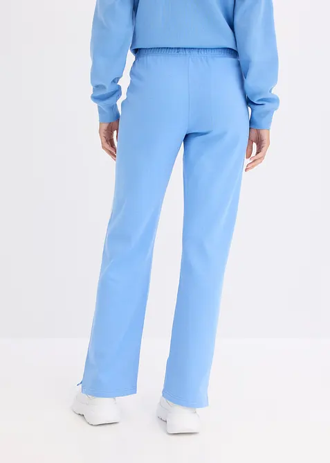 Pantaloni in felpa di puro cotone pesante (pacco da 2), bonprix