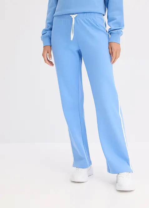 Pantaloni in felpa di puro cotone pesante (pacco da 2), bonprix