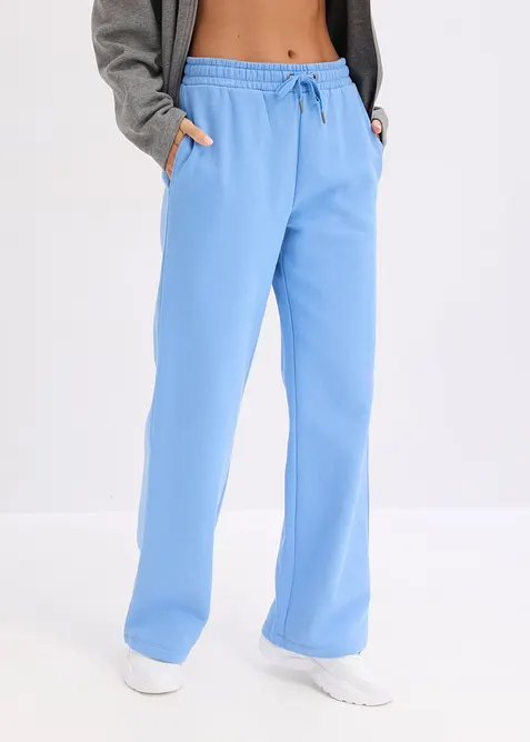 Pantaloni da jogging in puro cotone biologico, vita alta, bonprix