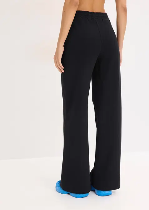 Pantaloni da jogging in puro cotone biologico, vita alta, bonprix