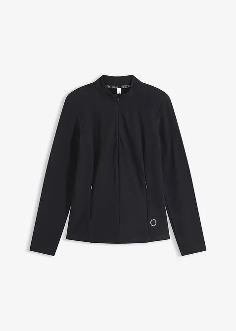 Giacca tecnica termica con mezza cerniera, ad asciugatura rapida, bonprix