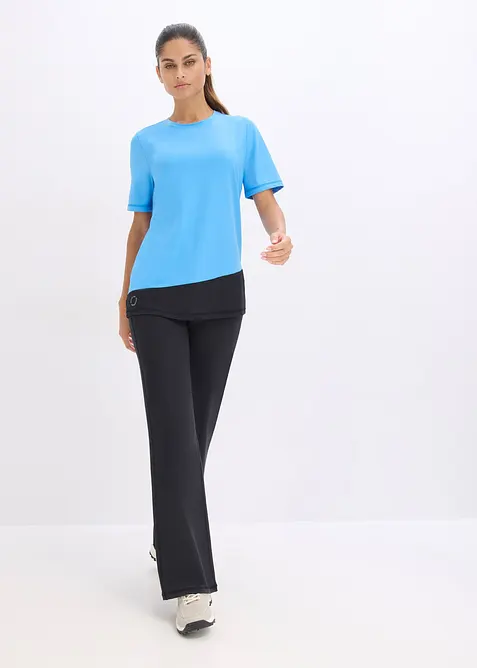 T-shirt per lo sport con effetto strutturato, bonprix