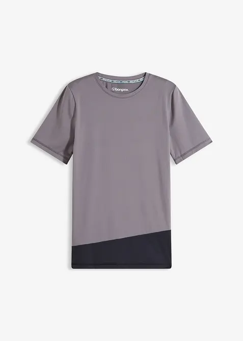 T-shirt per lo sport con effetto strutturato, bonprix