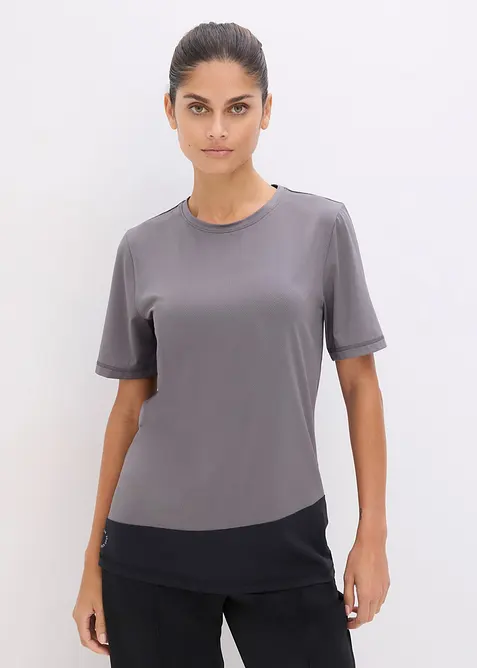 T-shirt per lo sport con effetto strutturato, bonprix
