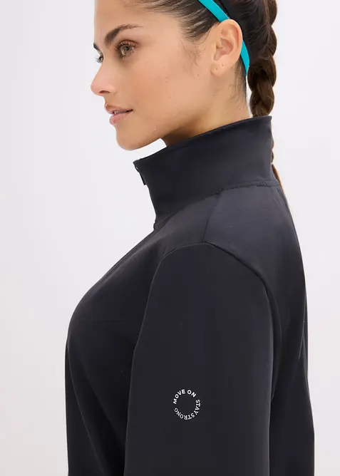 Giacca sportiva oversize in tessuto sostenuto dalla mano simile al cotone, bonprix