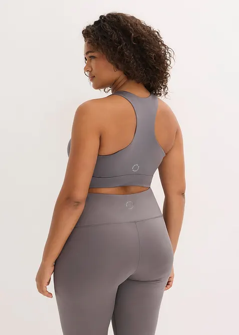 Reggiseno sportivo con spalline olimpioniche e leggero sostegno, bonprix