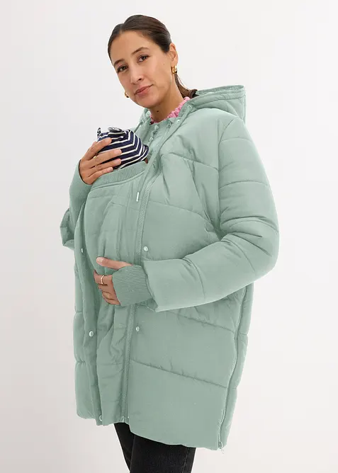 Cappotto prémaman 3 in 1 con inserto babywearing, bonprix
