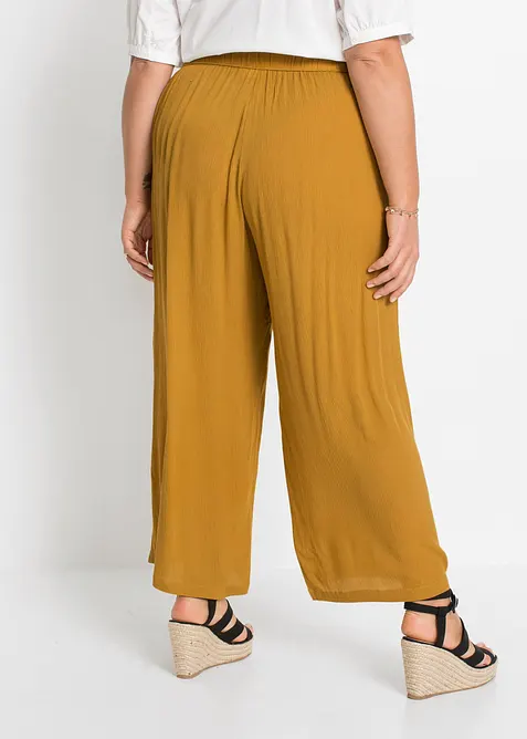 Pantaloni larghi in viscosa fluente, bonprix