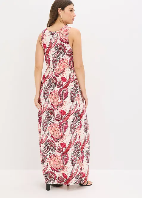 Abito lungo in misto viscosa morbido, bonprix